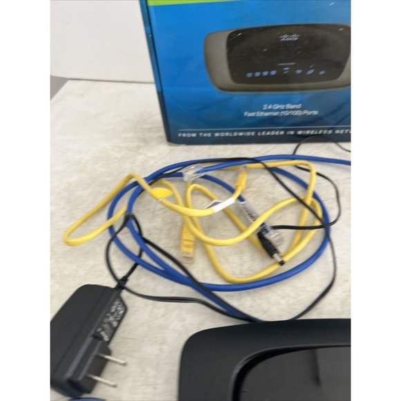⚡️Cisco Linksys E1000 Wireless-N 2.4GHz Band Fast Ethernet Ports 10/100 Router - Picture 4 of 8